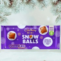 Cadbury Mini Snowballs Chocolate Bar 110g